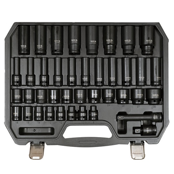 YATO YT-10555 IMPACT SOCKET SET 40PCS HAND TOOLS SOCKETS,ACCESSORIES & SETS