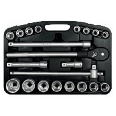 YATO YT-13351 3/4" SOCKET SET 21PCS HAND TOOLS SOCKETS,ACCESSORIES & SETS