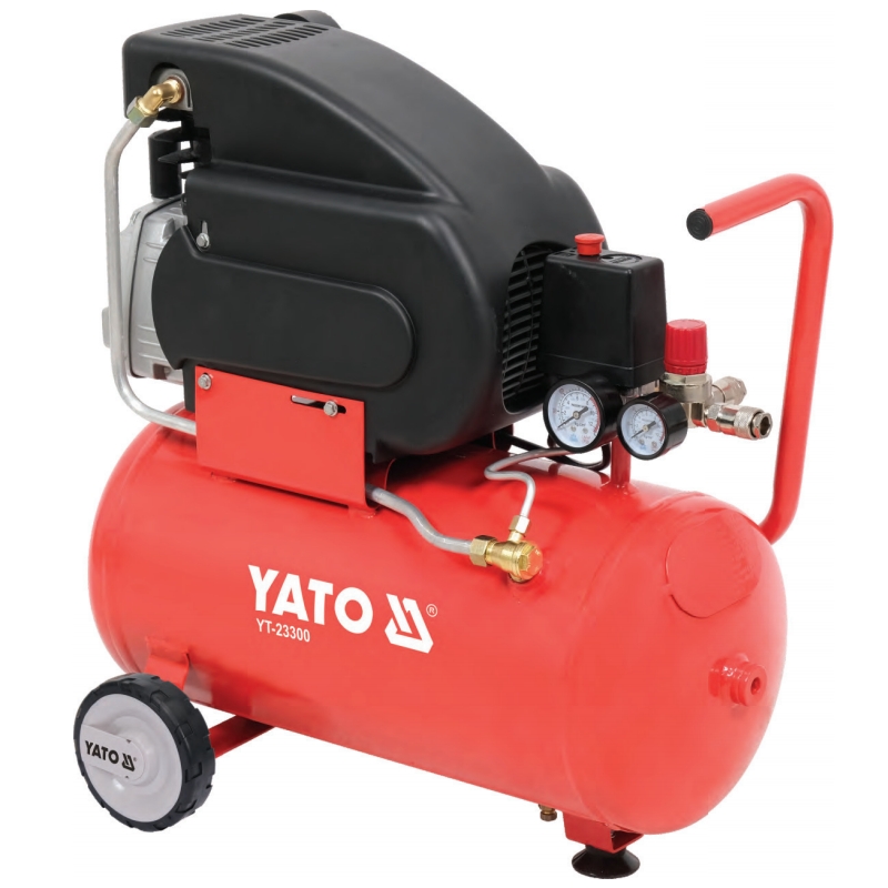 YATO YT-23300 24L ( 2.0HP) DIRECT DRIVEN OIL AIR COMPRESSOR (TANK THICKNESS 2.5MM) POWER TOOLS SPECIAL AUTOMOTIVE TOOLS & EQUIPMENT