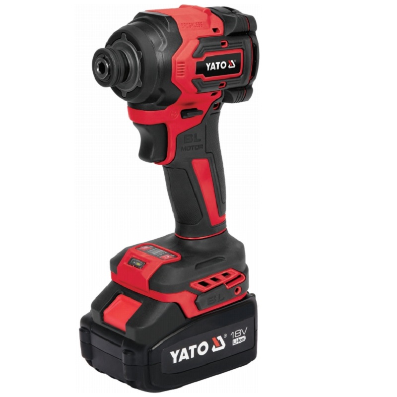 YATO YT-82798 18V 230NM BRUSHLESS IMPACT SCREW DRIVER 1X4.0AH POWER TOOLS SPECIAL AUTOMOTIVE TOOLS & EQUIPMENT