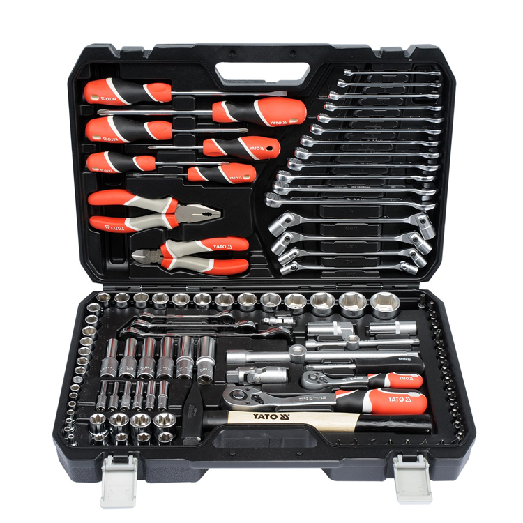 YATO YT-38891 INDUSTRIAL TOOL SET WRENCH SOCKET SET 1/4, China