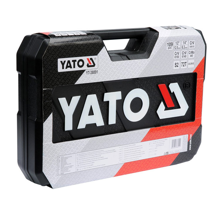 YATO YT-38891 INDUSTRIAL TOOL SET WRENCH SOCKET SET 1/4, China