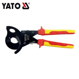사출 절연 래칫 케이블 절단 플라이어 240MM YATO YT-21180