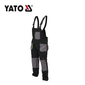 YATO ڪارو پيشه ورانه تعميراتي حفاظتي ڪم ڪندڙ ڪپڙا يونيفارم ڪم ڪندڙ ڪپڙا