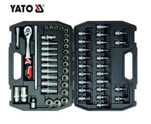 Yato 58PCS Professional Hand Tools Socket Set 3/8