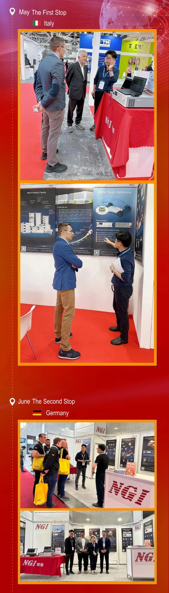 ngi exhibition in Germany&Italy