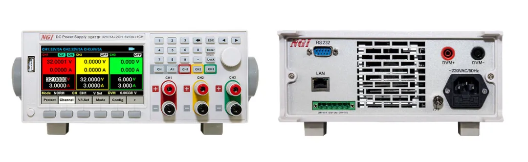 Combines the functions of power supply and DVM