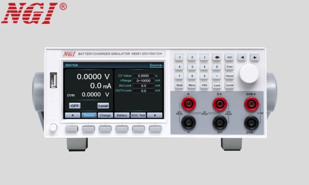 Bộ mô phỏng pin hai chiều có độ chính xác cao N8361 (0~20V)