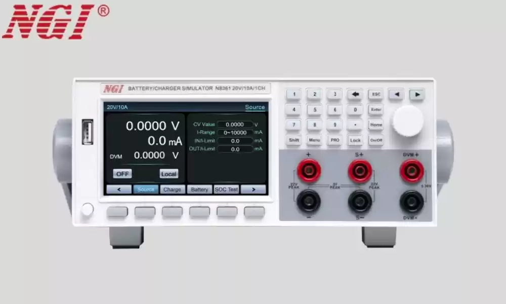 N8361 series high-accuracy programmable lithium battery cell simulator