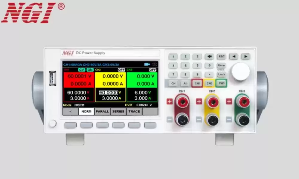 N3410 series 3 channels lab benchtop application linear programmable dc power supply