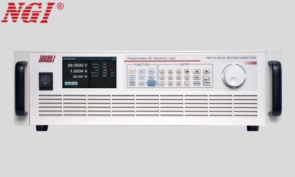 N61100 DC Electronic Load(150W~900W,2CH/4CH/6CH/12CH)