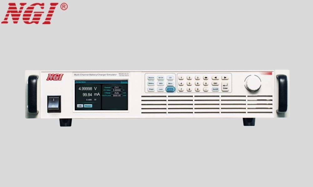Seri N8336 16 saluran simulator sel baterai lithium yang dapat diprogram dengan akurasi tinggi dan tegangan rendah