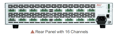 panel belakang dengan 16 saluran panel belakang dengan 16 saluran