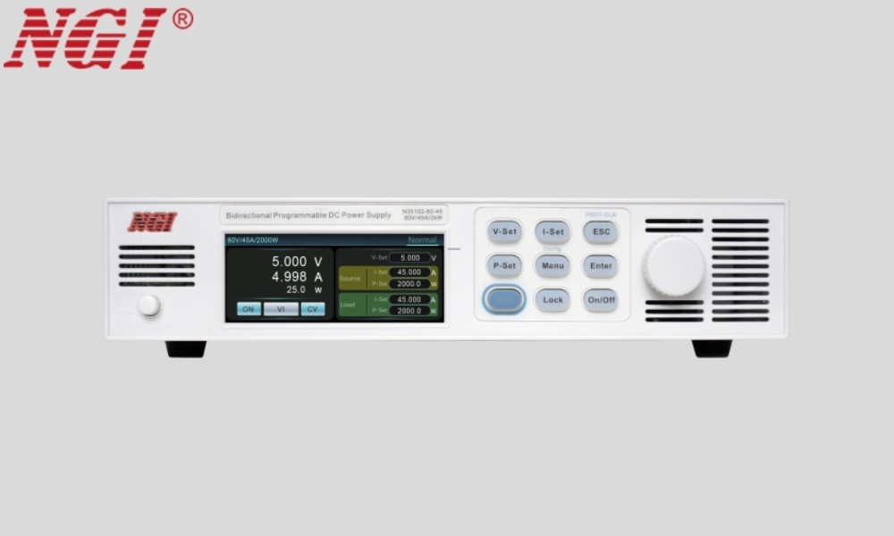 Alimentation CC programmable bidirectionnelle série N35100