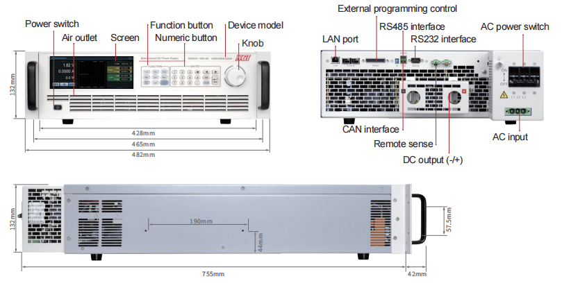Dimensi N35500 Dimensi N35500