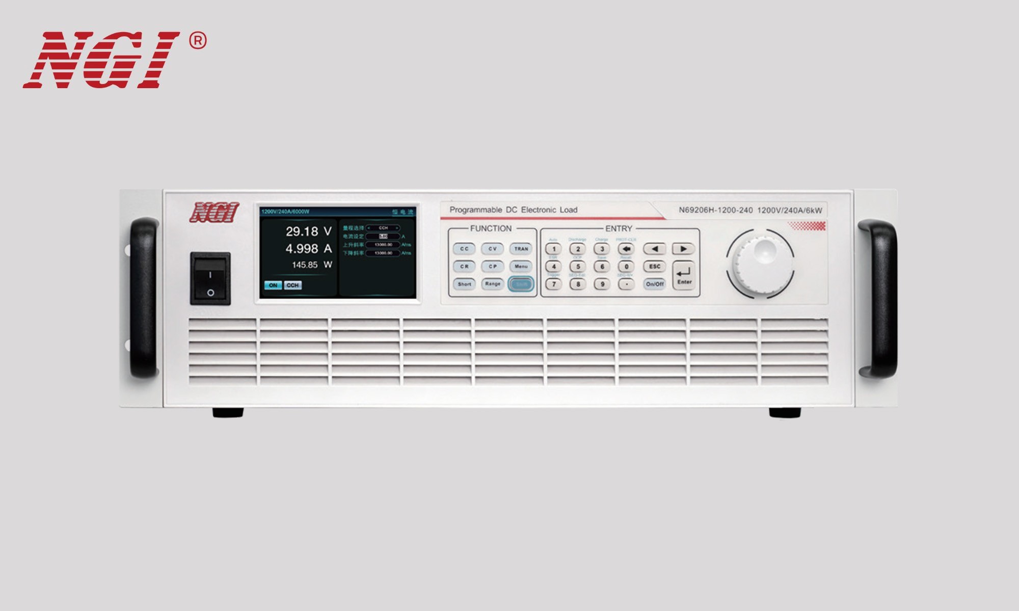 Vysokovýkonná programovateľná jednosmerná elektronická záťaž série N69200H