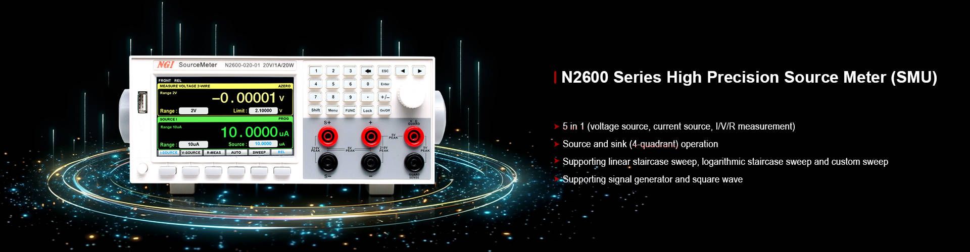 N23020 Series Ultra High Precision Multi Channel Programmable DC Power Supply