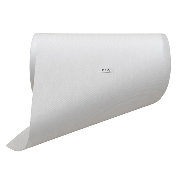 100% биоразлагаемая нетканая ткань из полимолочной кислоты для изготовления сумок.