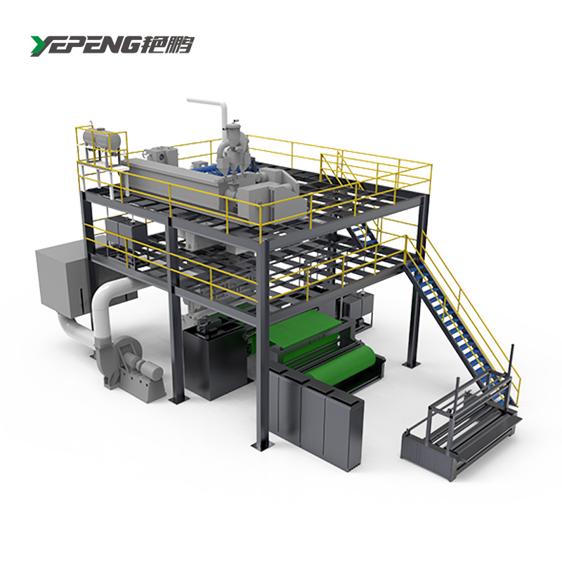 Станок для производства нетканых материалов нового дизайна