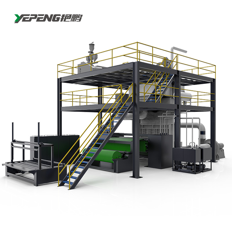 Нетканая машина для флизелина Single S RPET Нетканая машина Spunbond для геотекстиля