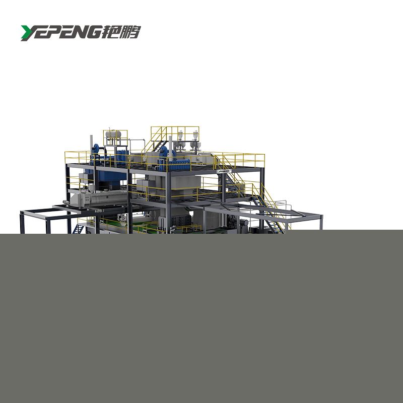 Zavod Satılır Müxtəlif Hazırlama Polyester Spunbond Nonwoven Parça Maşın