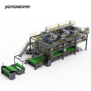 Máquina para fabricação de tecidos não tecidos hidrofílicos