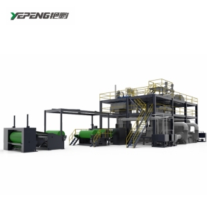 Macchina per la produzione di tessuto non tessuto completamente automatica Spunbond a doppio raggio