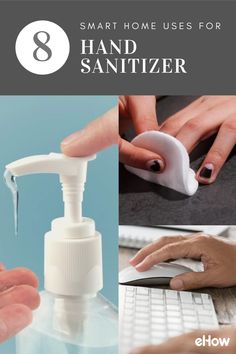 This contains an image of: 8 Smart Home Uses for Hand Sanitizer 