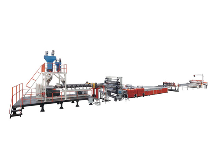 HDPE PP Polymer thick board paving slab extrusion line