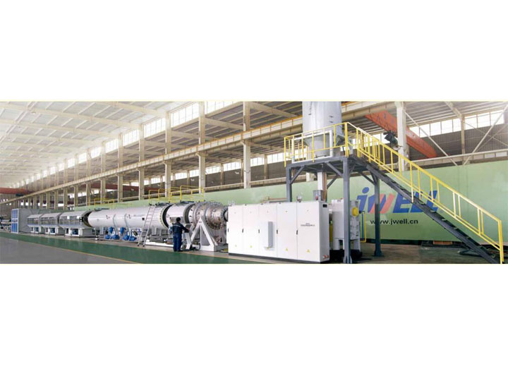 Large Diameter HDPE Solid Wall Pipe Extrusion Line