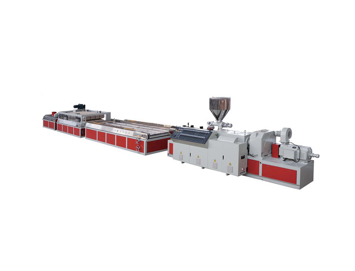PE, PP, PVC And Wood Plate Extrusion Line