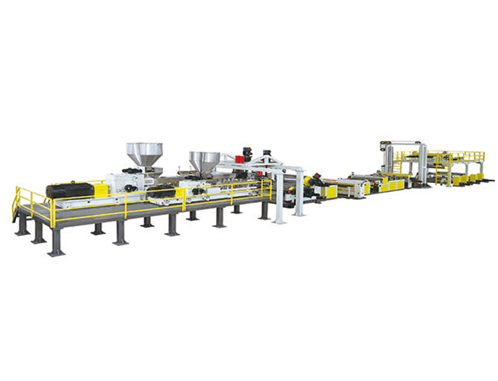 Twin Screw Dyer-free Vented PET Sheet Extrusion Line