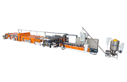 JWELL Machinery Ultra Wide PP Hollow Sheet Extrusion Production Line