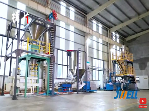 PLA PBAT Twin Screw linija za mešanje Jwell škrobom