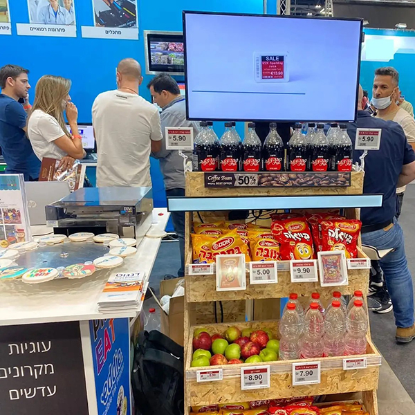 Transform your storefront with a sleek and modern LCD advertising machine