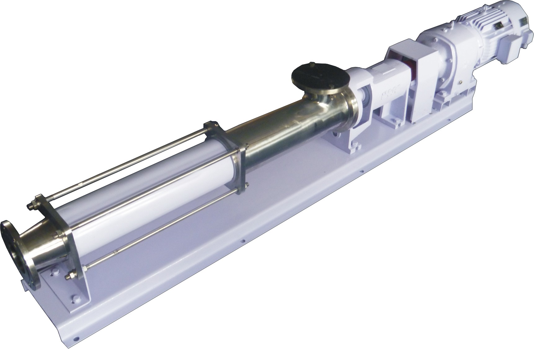 مضخة لولبية صحية ذات ضغط ثابت في المنتجات الغذائية ، أغذية صحية