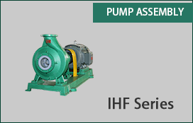 Non metallic chemical process pump assembly  IHF