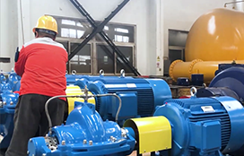 Product acceptance-SBS series single stage, doublesuction, axially split casing pumps