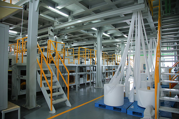 nonwoven geotextile fabric production line-54
