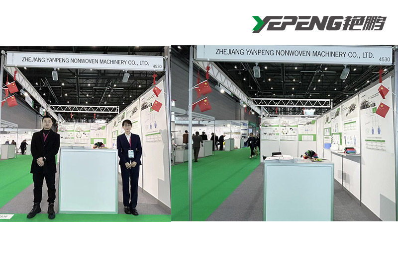 Zhejiang Yanpeng Nonwoven Machinery Co., Ltd. participou da CHINAPLAS2023 realizada em Shenzhen e da Exposição INDEX2023 realizada na Suíça