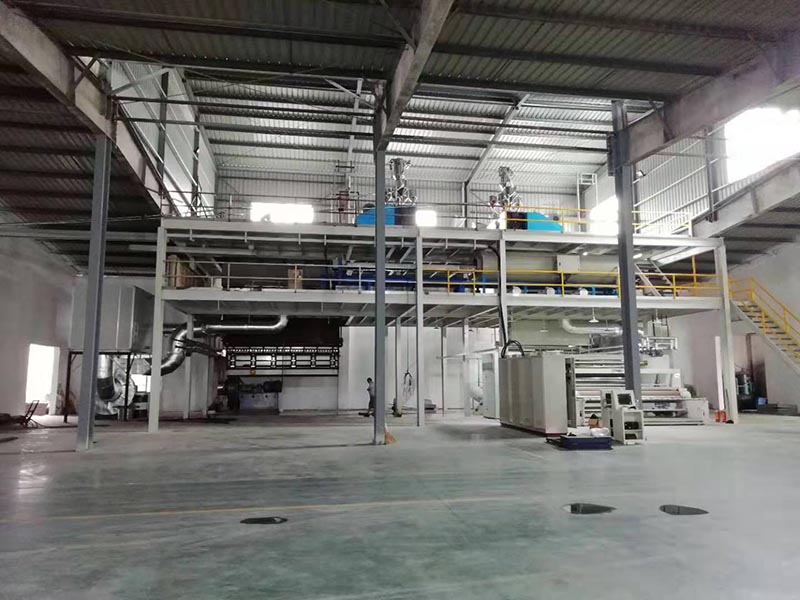 Линия по производству однолучевого нетканого материала