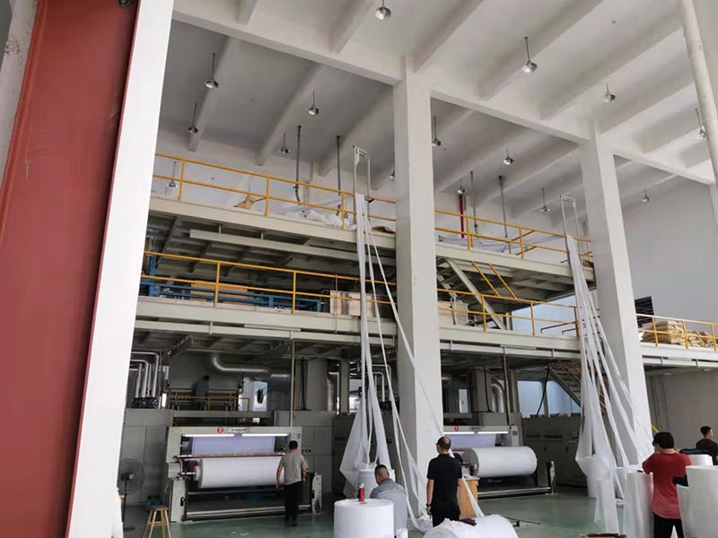 Single Beam Non Woven Fabric Making Machine