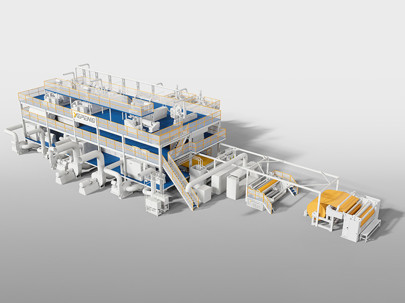 1600 мм SSMMS эффективная и стабильная машина для производства нетканого материала спанбонд