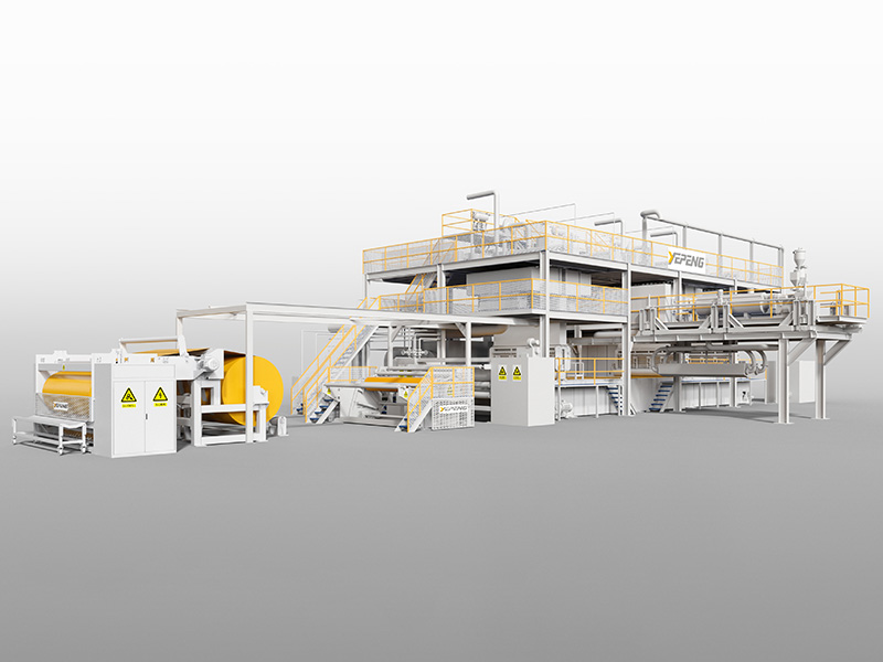 Newly designed SSMS meltblown nonwoven fabric making machine for medical supplies