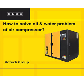 How to solve oil & water problem of air compressor?