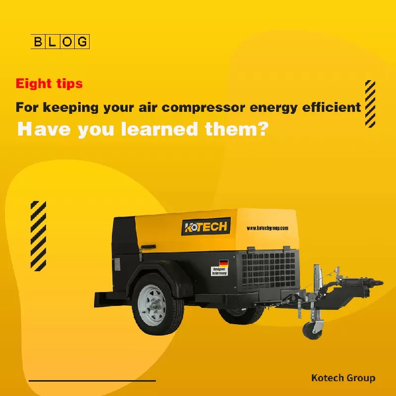 Eight tips for keeping your air compressor energy efficient