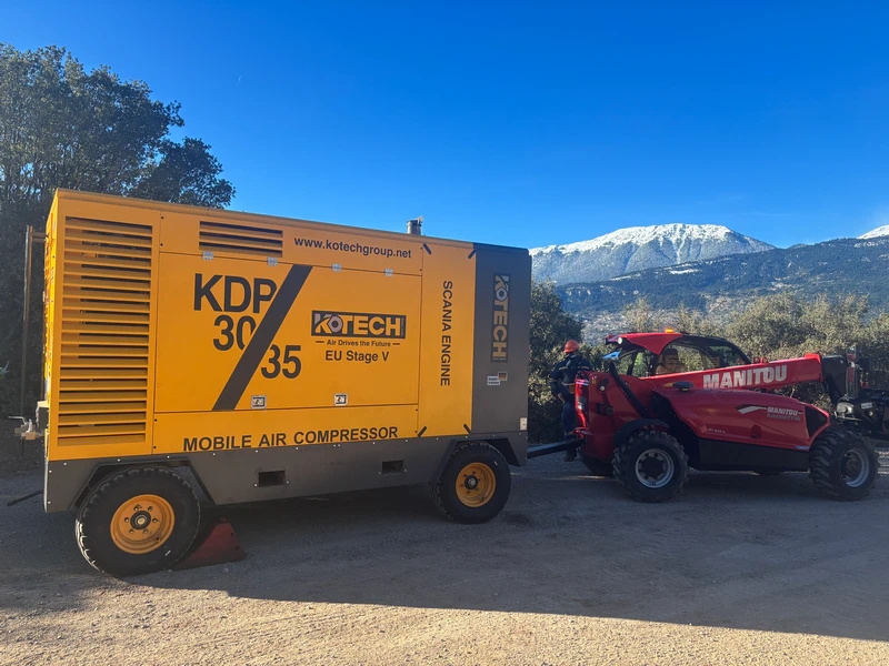 Why High-CFM Diesel Portable Compressors are Vital for Mining