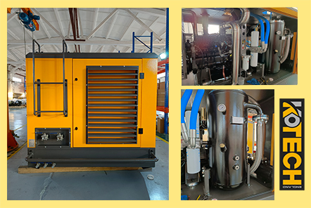 KDS-20/20 Diesel Skid Mounted Air Compressor for Sale | Kotech