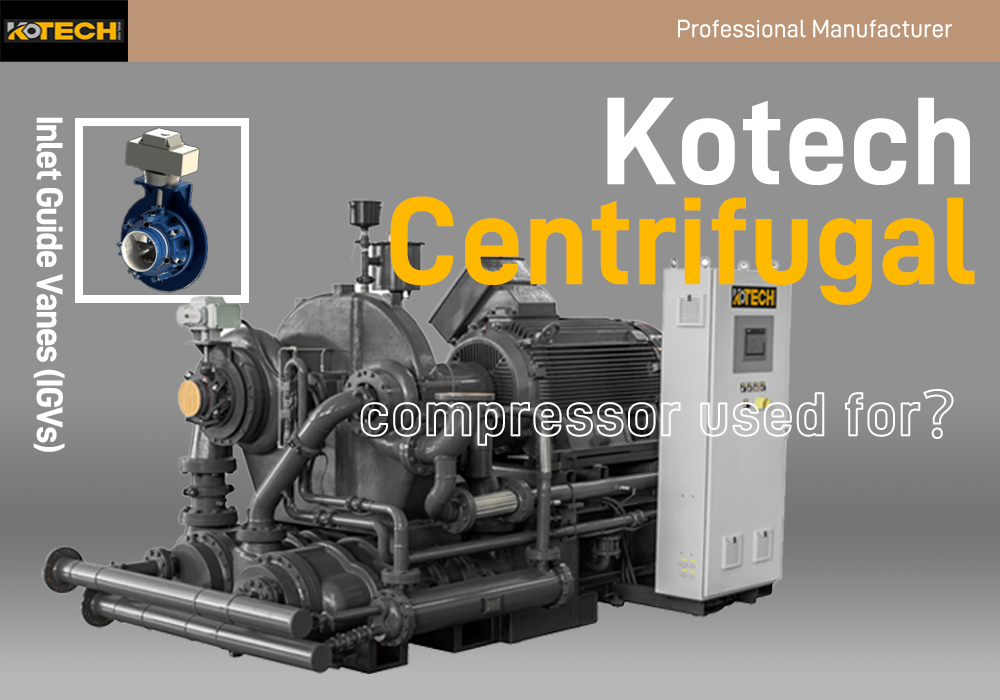 What is a centrifugal compressor used for?