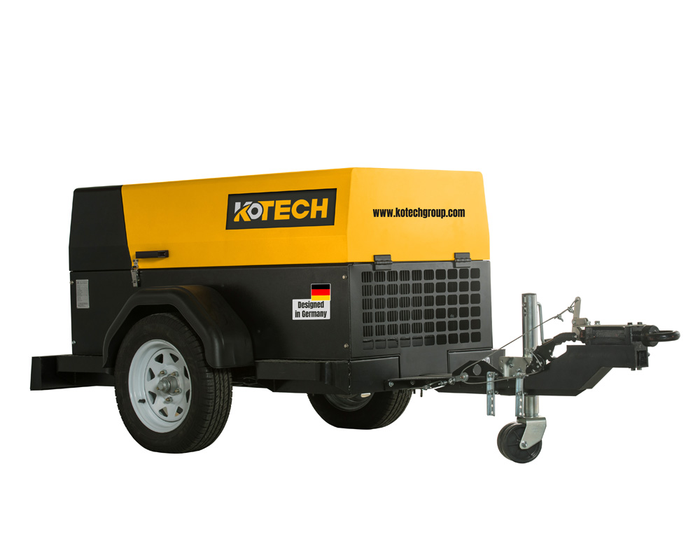 Tragbarer Diesel-Luftkompressor der KDP-Serie